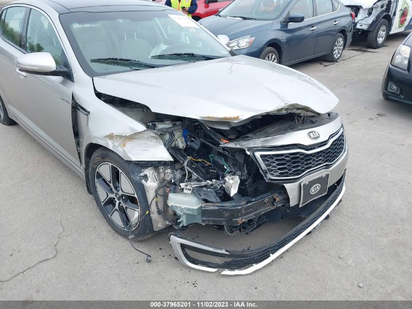 2013 KIA OPTIMA HYBRID EX - KNAGM4ADXD5039891