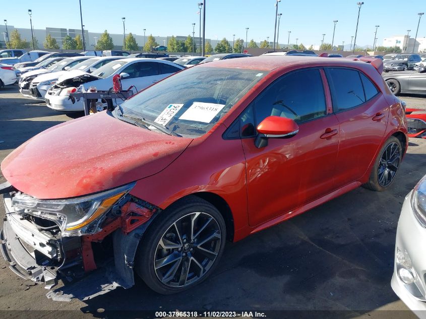 2019 TOYOTA COROLLA HATCHBACK SE/XSE JTNK4RBE7K3040101