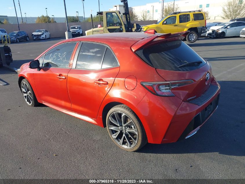 2019 TOYOTA COROLLA HATCHBACK SE/XSE JTNK4RBE7K3040101
