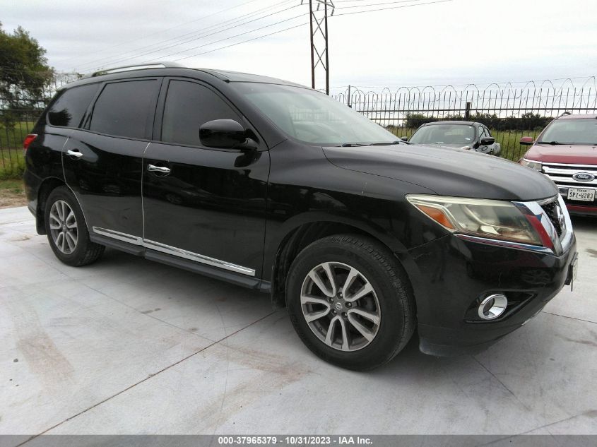 2013 NISSAN PATHFINDER SL - 5N1AR2MN6DC652455