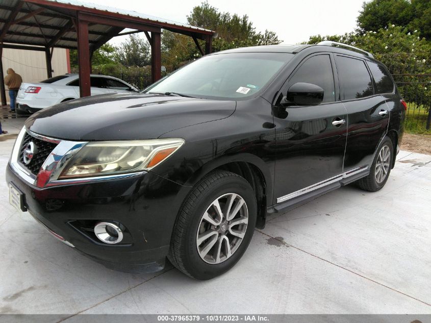 2013 NISSAN PATHFINDER SL - 5N1AR2MN6DC652455