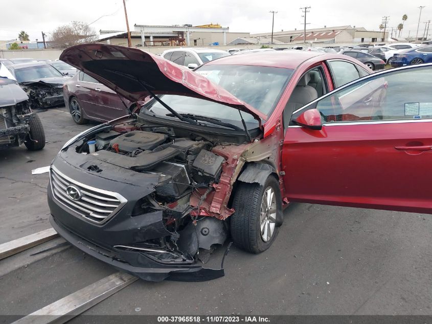 2015 HYUNDAI SONATA 2.4L SE - 5NPE24AF4FH258429