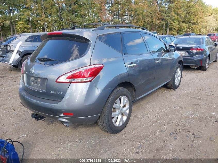 2014 NISSAN MURANO SL - JN8AZ1MW4EW520564