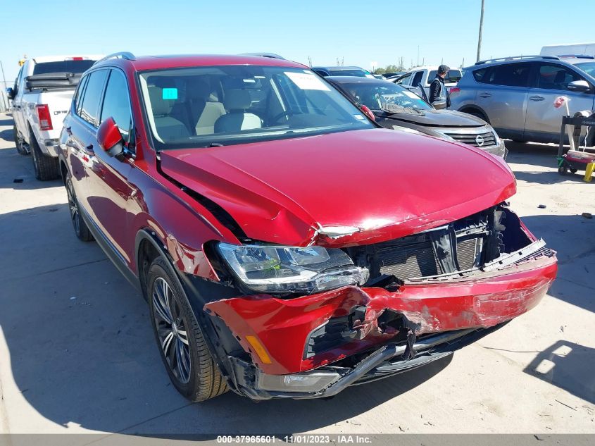 2018 VOLKSWAGEN TIGUAN SE/SEL - 3VV3B7AX4JM013104