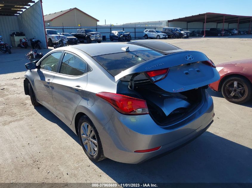 2016 HYUNDAI ELANTRA SE/SPORT/LIMITED - 5NPDH4AE4GH659675