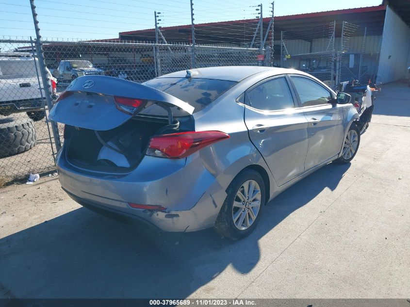 2016 HYUNDAI ELANTRA SE/SPORT/LIMITED - 5NPDH4AE4GH659675