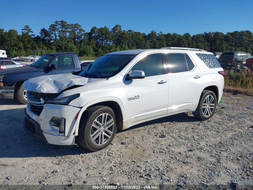 2022 CHEVROLET TRAVERSE HIGH COUNTRY - 1GNEVNKW5NJ131732