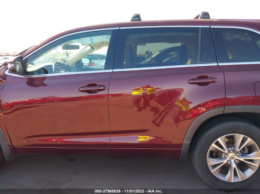 2015 TOYOTA HIGHLANDER LE/LE PLUS - 5TDBKRFH1FS188182
