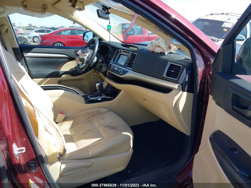2015 TOYOTA HIGHLANDER LE/LE PLUS - 5TDBKRFH1FS188182