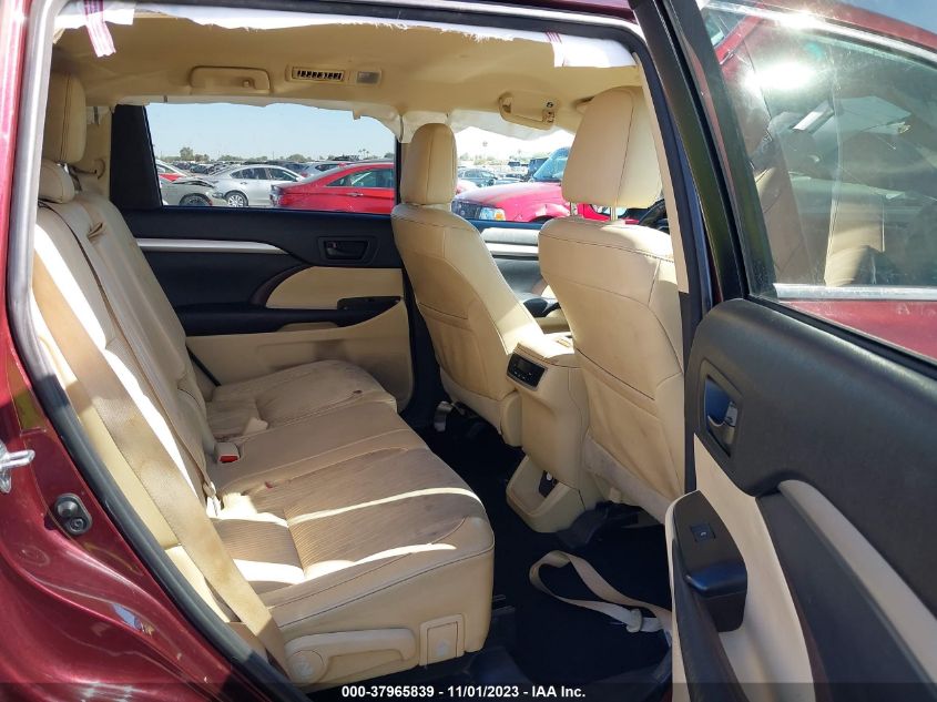 2015 TOYOTA HIGHLANDER LE/LE PLUS - 5TDBKRFH1FS188182