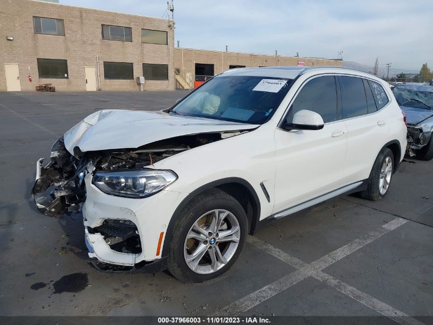 5UXTY5C09M9E84879 2021 BMW X3, photo no. 2