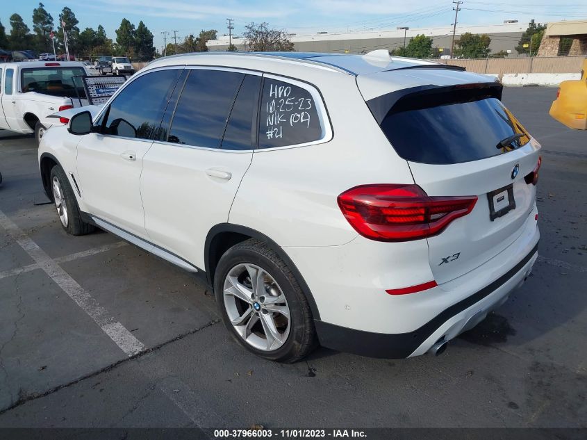 5UXTY5C09M9E84879 2021 BMW X3, photo no. 3