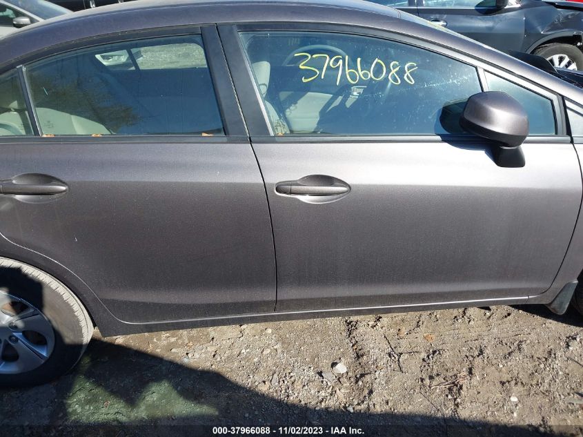 2013 HONDA CIVIC SDN LX 19XFB2F57DE006216