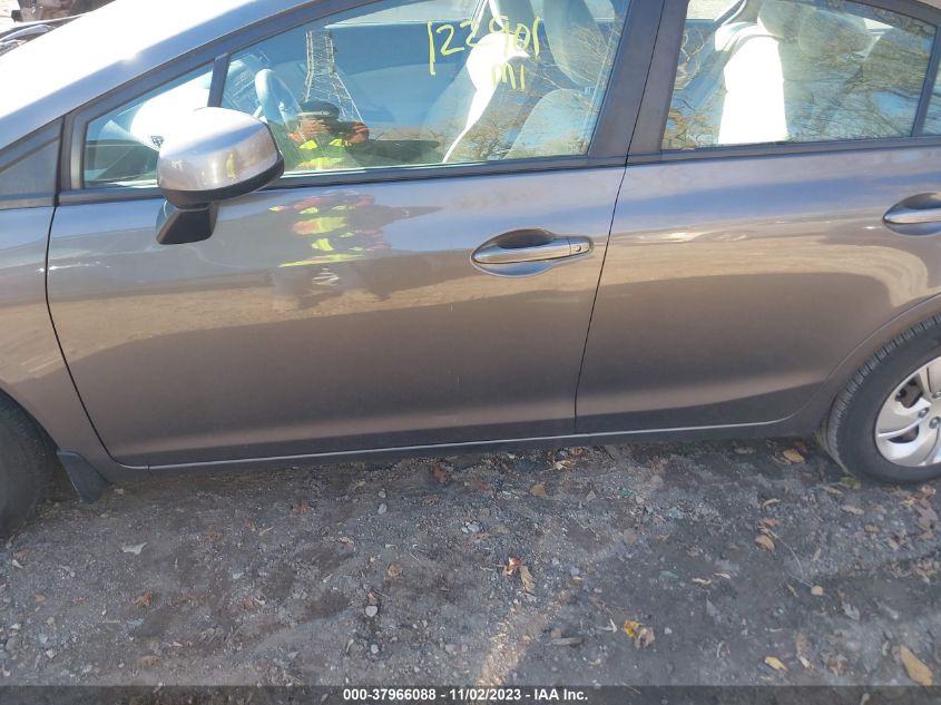 2013 HONDA CIVIC SDN LX 19XFB2F57DE006216
