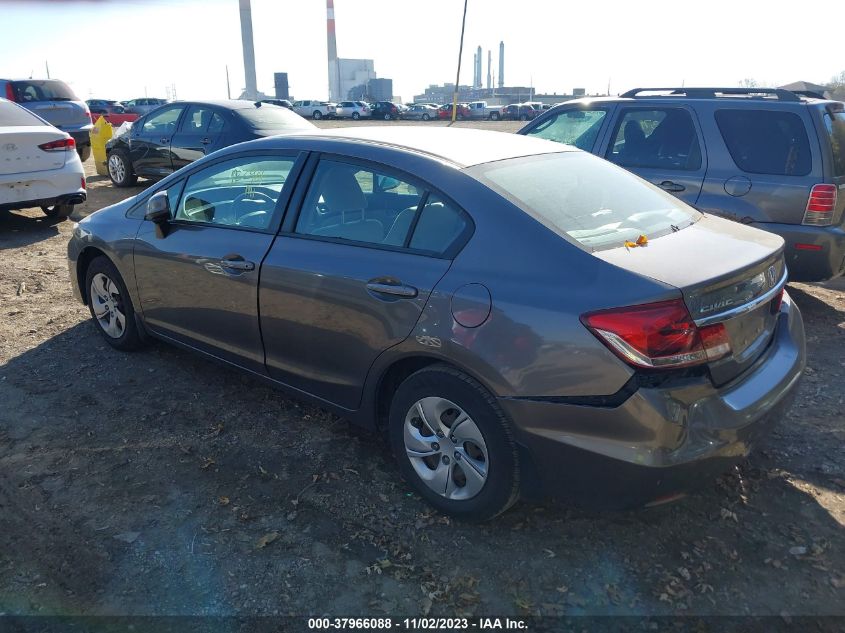 2013 HONDA CIVIC SDN LX 19XFB2F57DE006216