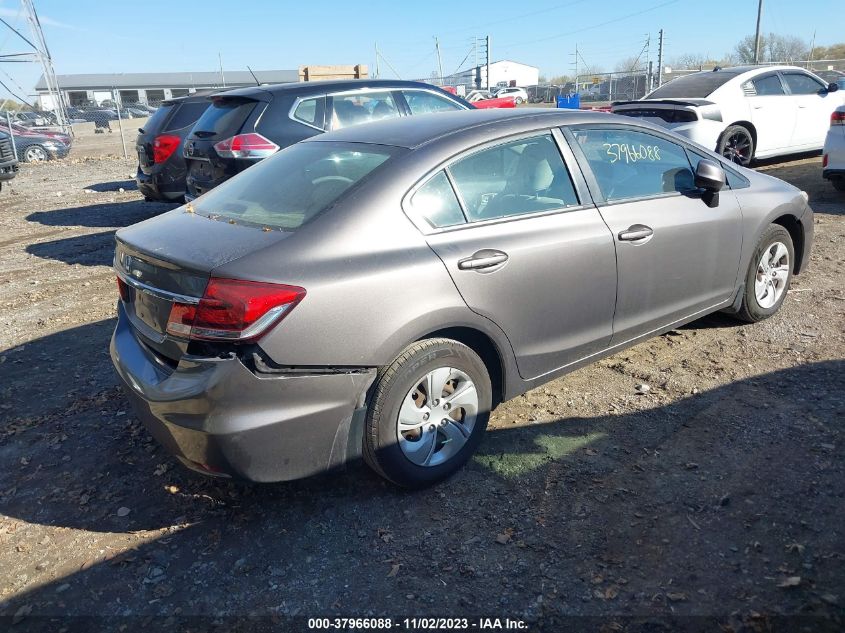 2013 HONDA CIVIC SDN LX 19XFB2F57DE006216