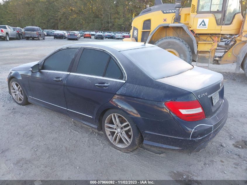 2014 MERCEDES-BENZ C 250 SPORT/LUXURY WDDGF4HB6EA930972