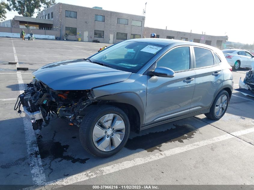 2019 HYUNDAI KONA EV LIMITED - KM8K33AG2KU043954