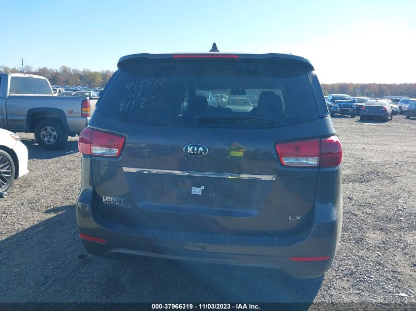 2015 KIA SEDONA LX - KNDMB5C10F6066261