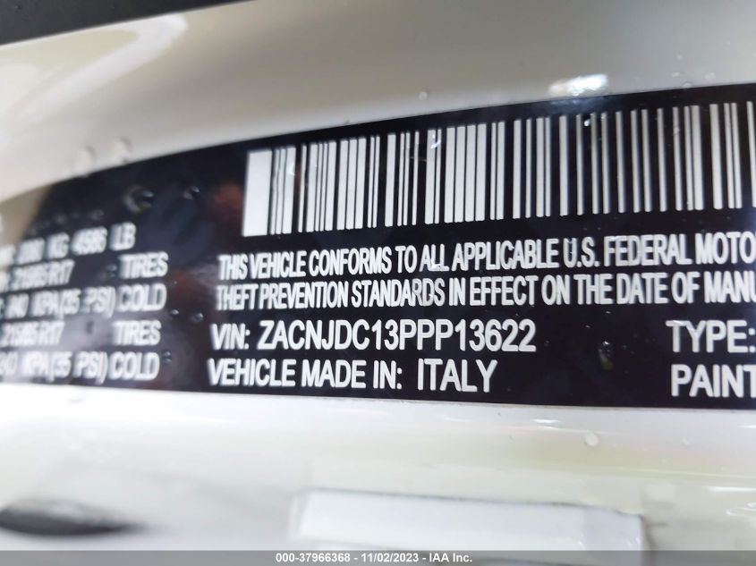 2023 JEEP RENEGADE TRAILHAWK - ZACNJDC13PPP13622
