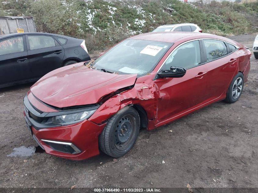2019 HONDA CIVIC LX - 19XFC2F60KE020977