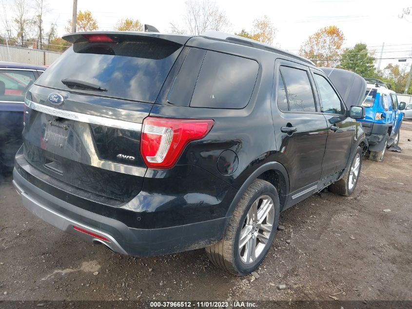 2017 FORD EXPLORER XLT - 1FM5K8D80HGB89584