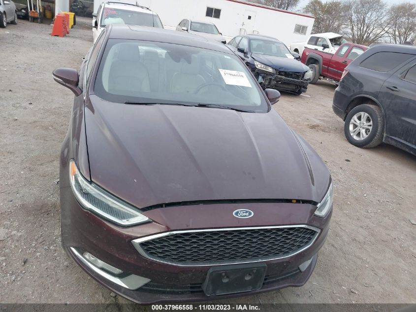 2017 FORD FUSION ENERGI PLATINUM - 3FA6P0SU1HR238981