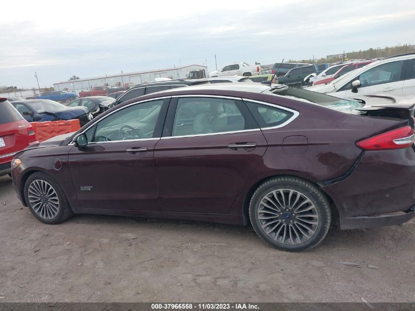 2017 FORD FUSION ENERGI PLATINUM - 3FA6P0SU1HR238981