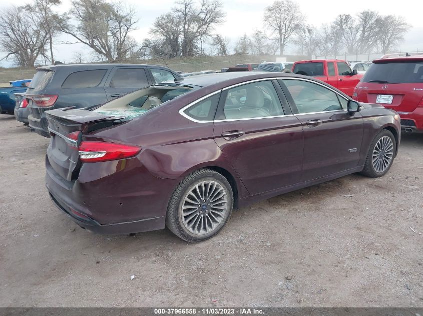 2017 FORD FUSION ENERGI PLATINUM - 3FA6P0SU1HR238981