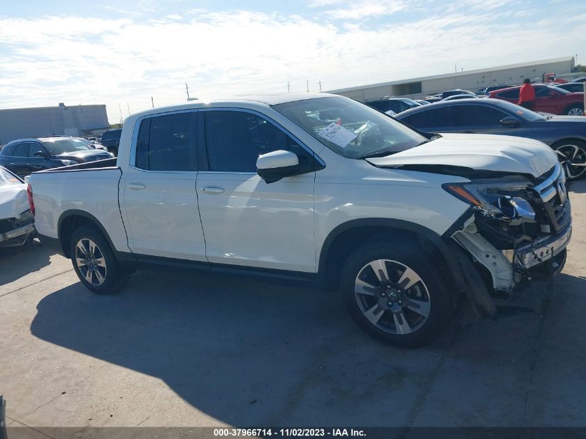 2019 HONDA RIDGELINE RTL - 5FPYK2F66KB001847