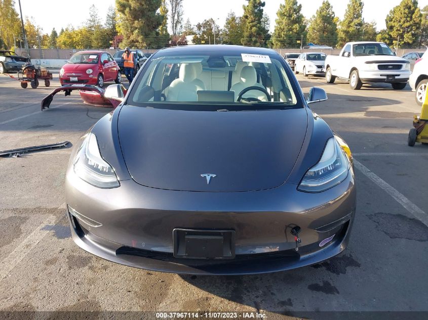 VIN 5YJ3E1EB6JF147277 2018 TESLA MODEL 3 LONG RANGE
