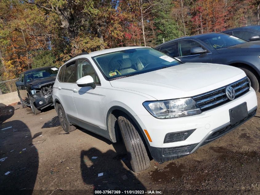 Lot #2534661903 2021 VOLKSWAGEN TIGUAN 2.0T SE R-LINE BLACK/2.0T SEL/2.0T SE salvage car