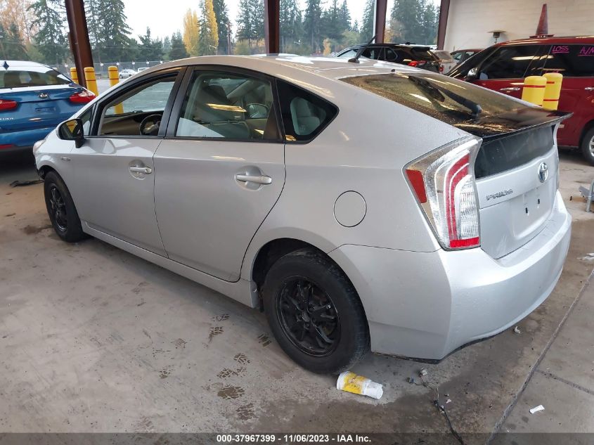 2013 TOYOTA PRIUS TWO - JTDKN3DU0D0346676