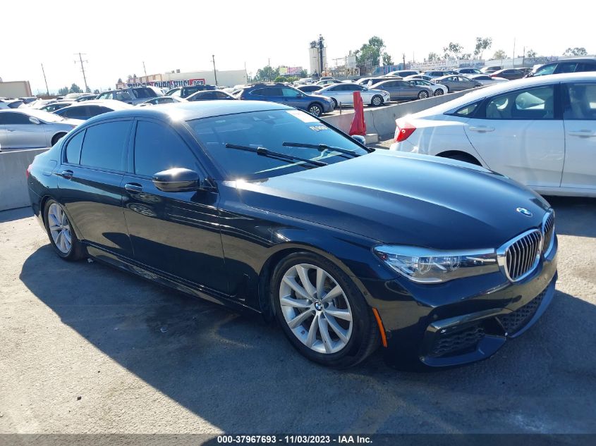 2019 BMW 740I WBA7E2C52KB217105