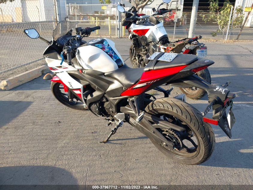 2016 YAMAHA YZFR3 MH3RH06Y5GK014487