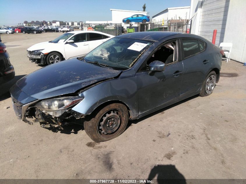 2015 MAZDA MAZDA3 I SPORT - 3MZBM1U75FM148304