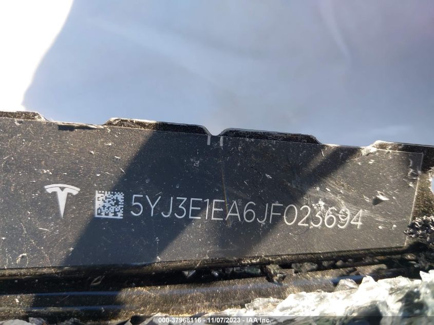 2018 TESLA MODEL 3 - 5YJ3E1EA6JF023694