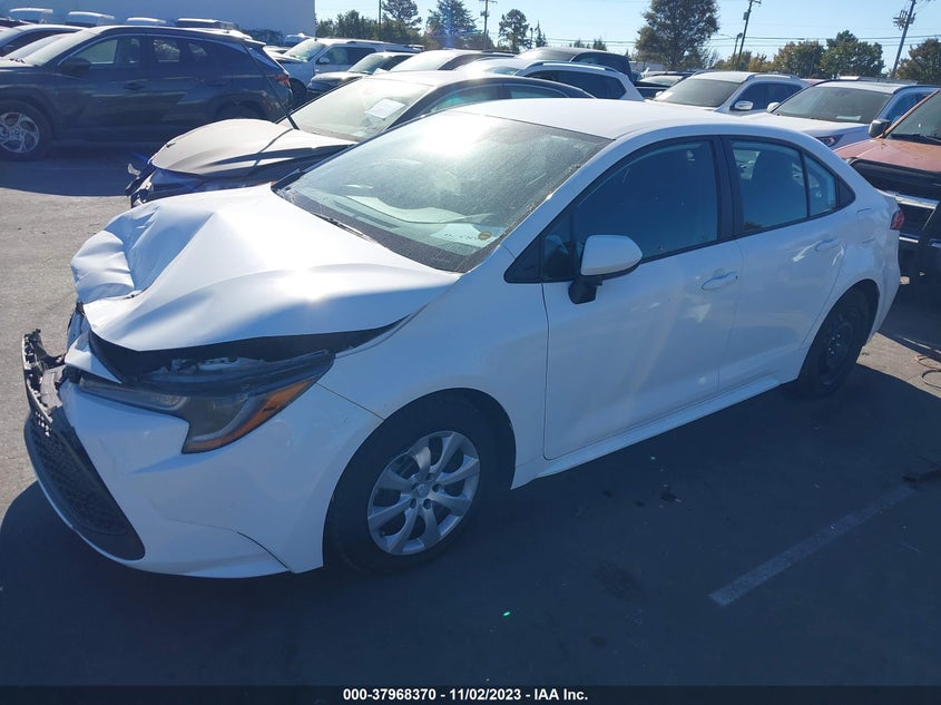 VIN 5YFEPMAE1MP193628 2021 TOYOTA COROLLA LE