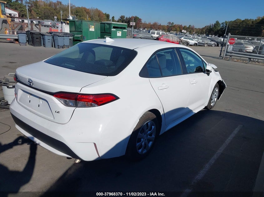 VIN 5YFEPMAE1MP193628 2021 TOYOTA COROLLA LE