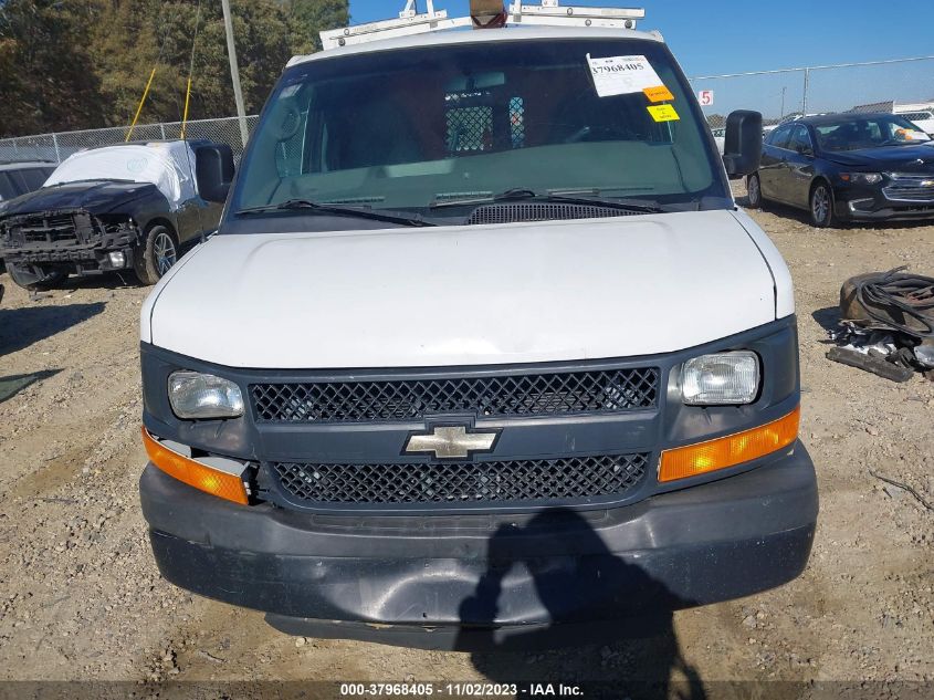2013 CHEVROLET EXPRESS 2500 WORK VAN 1GCWGFBA7D1178325