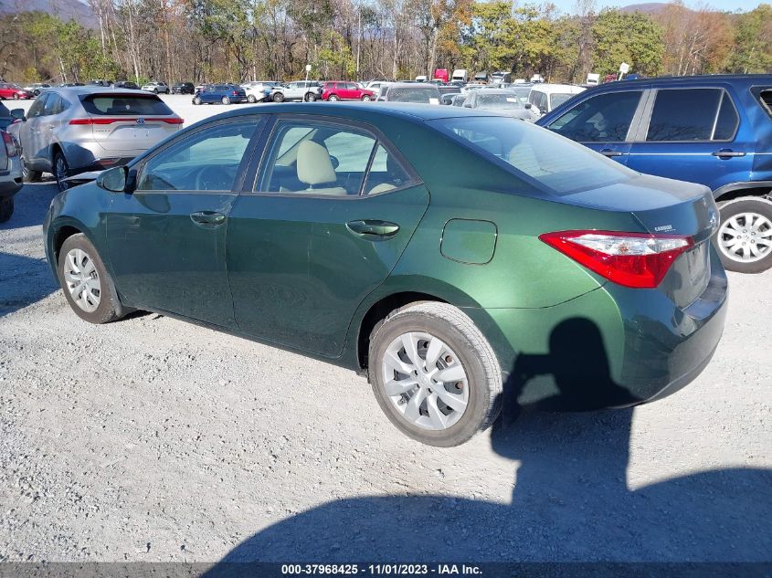 2015 TOYOTA COROLLA - 2TB1BURHE3FC33541