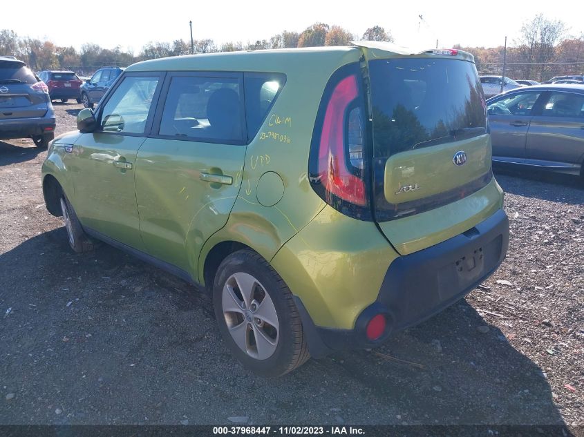 2015 KIA SOUL - KNDJN2A26F7763447