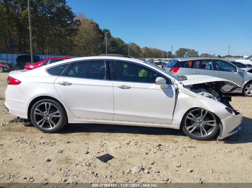 2017 FORD FUSION TITANIUM - 3FA6P0K93HR211826