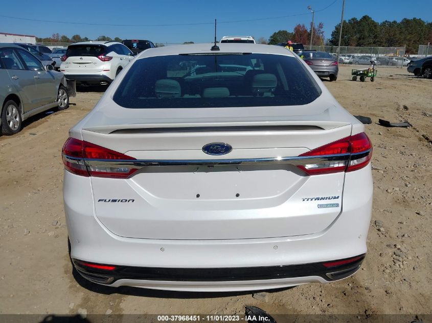 2017 FORD FUSION TITANIUM - 3FA6P0K93HR211826