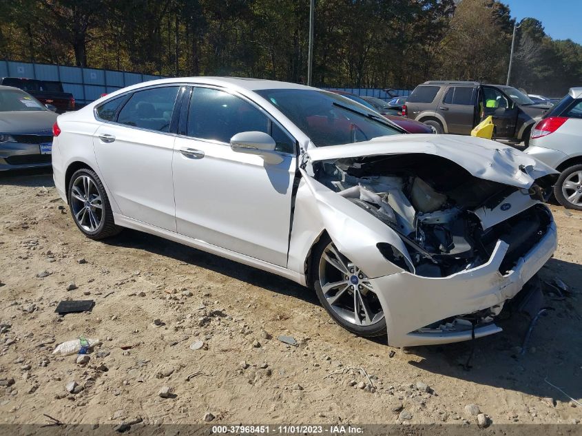 2017 FORD FUSION TITANIUM - 3FA6P0K93HR211826