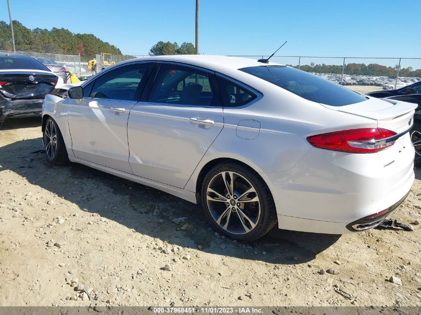 2017 FORD FUSION TITANIUM - 3FA6P0K93HR211826