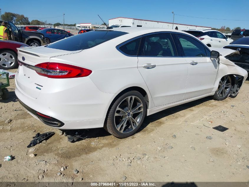 2017 FORD FUSION TITANIUM - 3FA6P0K93HR211826