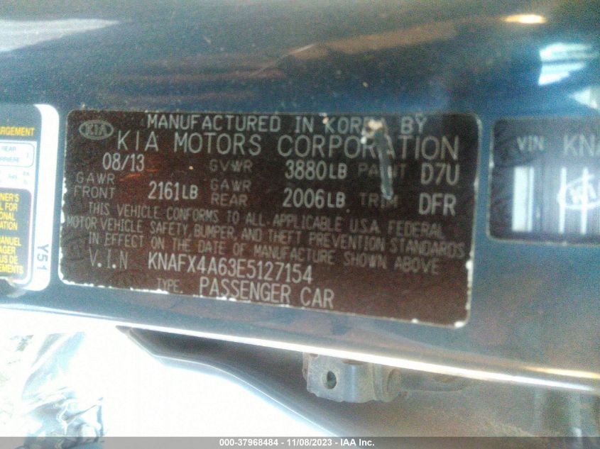 2014 KIA FORTE LX - KNAFX4A63E5127154