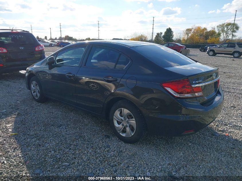 2013 HONDA CIVIC LX - 19XFB2F51DE028471