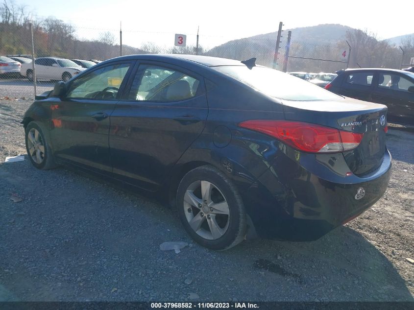 2013 HYUNDAI ELANTRA GLS - 5NPDH4AE3DH216493